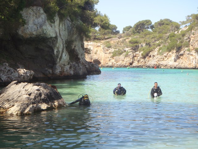 Limpieza fondo marino Cala Pi