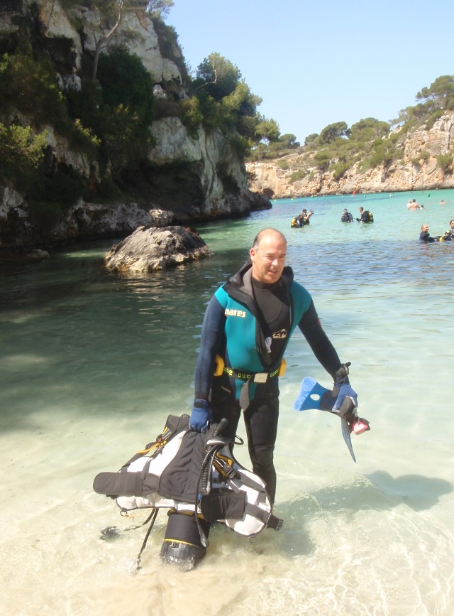 Limpieza fondo marino Cala Pi