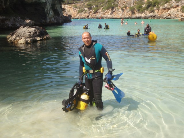 Limpieza fondo marino Cala Pi