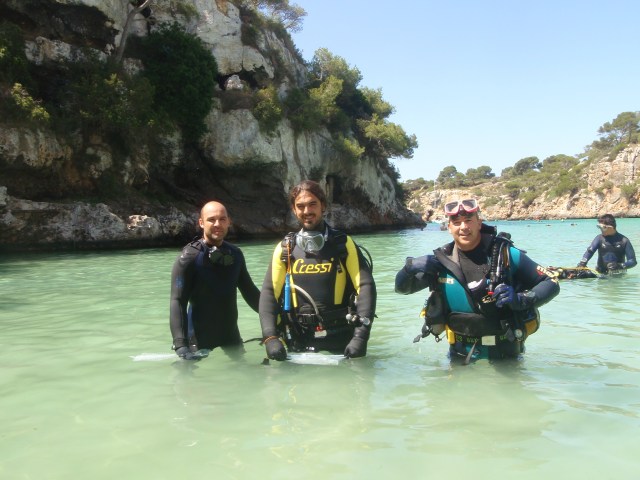 Limpieza fondo marino Cala Pi