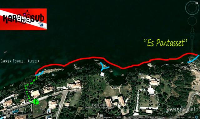 es Pontasset, (de  Buceo KarajaSub)