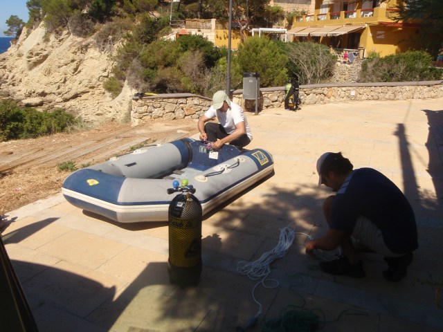 sa Dragonera y  pecio Cisne II