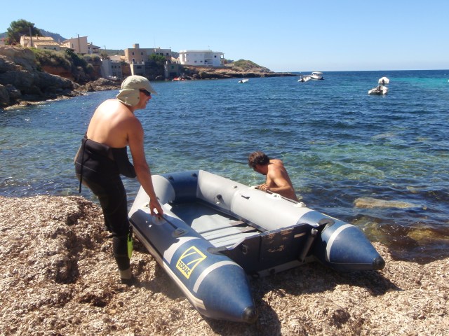 sa Dragonera y  pecio Cisne II