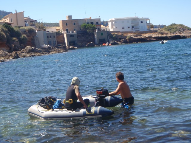 sa Dragonera y  pecio Cisne II