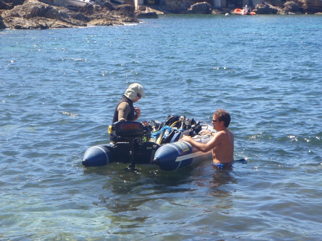 sa Dragonera y  pecio Cisne II