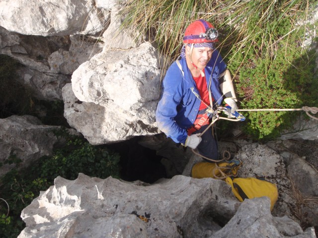 inicio del descenso al Abismo