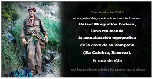 Vídeo del Hallazgo lago subterráneo más profundo de Mallorca por Rafael Minguillón. BTTersMallorca